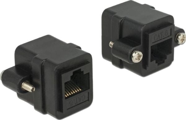 Delock - Nettverkkopler - RJ-45 (hunn) til RJ-45 (hunn) - CAT 6