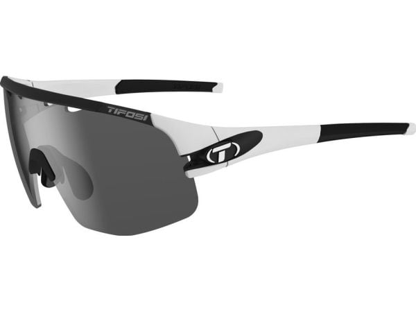 TIFOSI Briller TIFOSI SLEDGE LITE matt hvit (3 glass Smoke, AC Red, Clear) (NY)