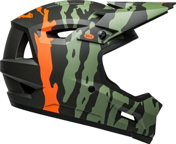 Bell full face-hjelm BELL SANCTION 2 DLX MIPS str. XL (59–61 cm) Ravine Matte Dark Green Orange
