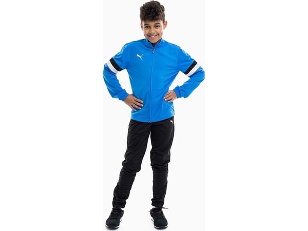 Barnetrøye Puma Team Rise blå-svart 658655 02 (164cm)