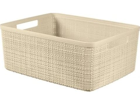 Curver oppbevaringskurv jute hvit 245371, 12 L Curver oppbevaringskurv jute hvit 245371, 12 L