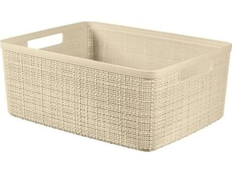 Curver-kurv jute hvit 245371 12L