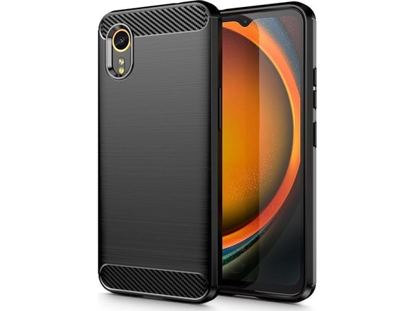 Tech-Protect TPUCarbon-skal för Samsung Galaxy XCover 7 - svart