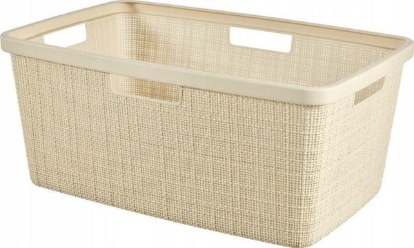 CURVER tvättkorg 46L / puderrosa