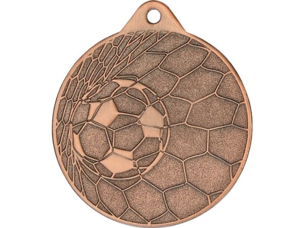 Victoria Sport medalje brunse-sølv fotball - medalje i stål