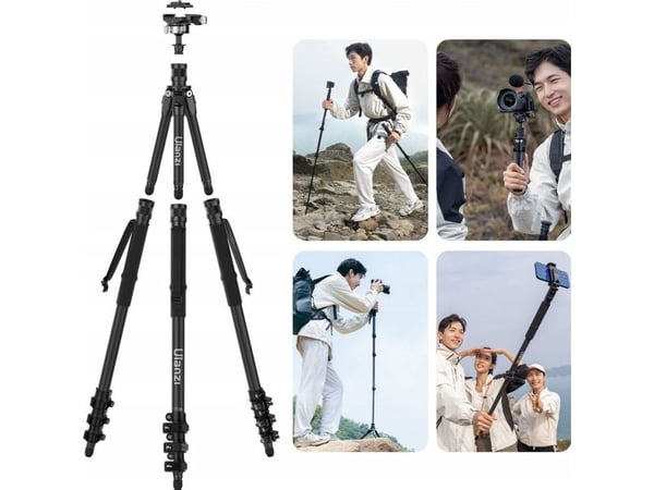 Ulanzi TT35 stativ profesjonelt foto 5-i-1 146 cm / Ulanzi TT35 / T068