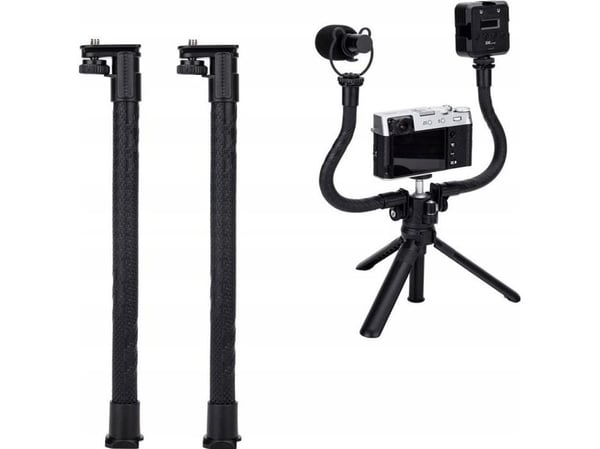 JJC Ramie-forlenger fleksibel stativforlengelse gjenge 1/4'' + fot ISO / FXB-K296