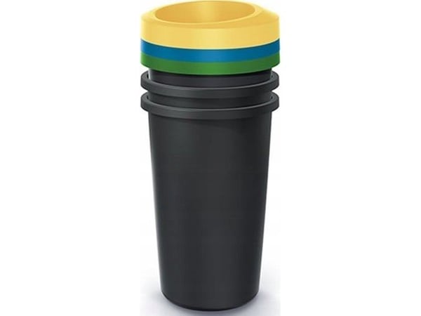 Prosperplast søppeldunk AVFALLSBINNER 3X45 L COMPACTA R SORTIBOX FARGE