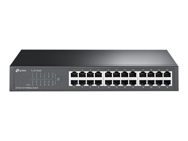 TP-Link TL-SF1024D - V3 - switch - ikke-styrt - 24 x 10/100 - stasjonær, rackmonterbar