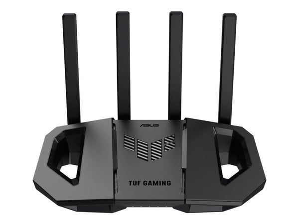 ASUS TUF Gaming BE3600 - Trådløs ruter 4-portssvitsj - 1GbE, 2.5GbE, Wi-Fi 7 Dobbeltbånd