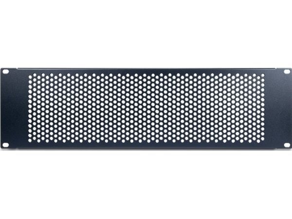 Inter-Tech PINHOLE APERTURE - Blank platta - RAL 9005 - 3U - 19"
