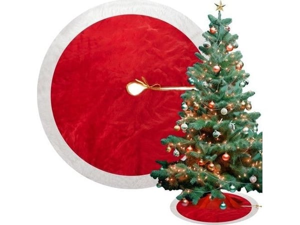 Julepynt Ruhhy matte/gulvteppe under juletreet 90 cm Ruhhy 22221