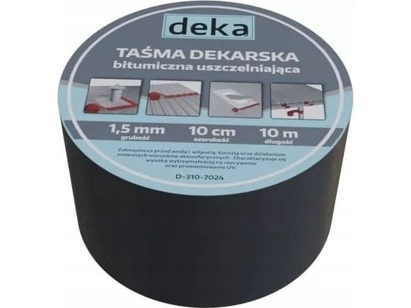Tytan tetningsbånd for tak alubutyl 10 cm x 10 m svart
