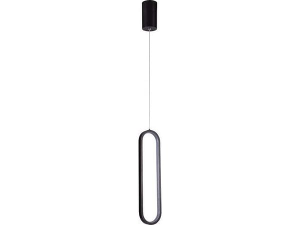 V-tac 13W LED tak-/opphengslampe, svart, 3000K