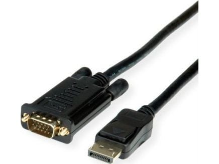 ROLINE 11.04.5970, 1 m, VGA, DisplayPort, Hankjønn, Hankjønn, Rett