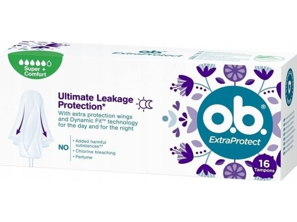O.B._ExtraProtect Super+ Comfort tamponger 16stk.