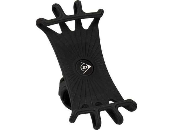 Dunlop SILIKONE SYKKELHOLDER FOR TELEFON DUNLOP ROTERT 360 grader SVART