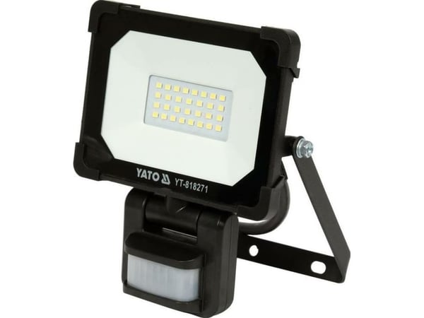 YATO SMD LED-VALONHEITIN 20W 1900LM LIIKETUNNISTIMELLA VARUSTETTUNA