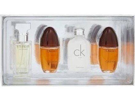 Calvin Klein Women Classic Eternity parfyme spray 15 ml + CK One eau de toilette spray 15 ml + Obssesion parfyme spray 2x15 ml