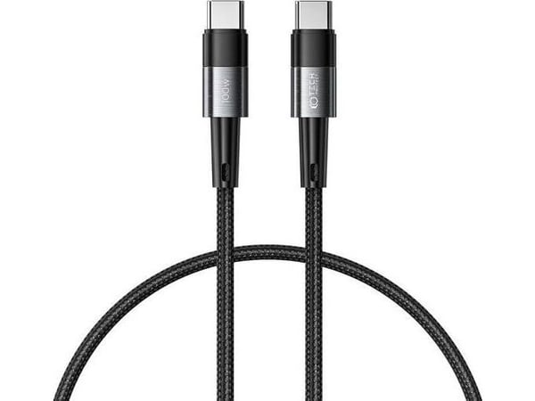 Kabel 5A PD100W 0,25 m USB-C - USB-C Tech-Protect Ultraboost grå