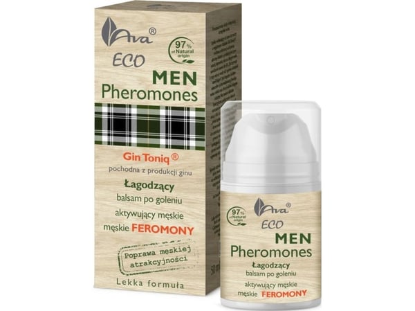 AVA LABORATORIUM_Eco Men Feromoner beroligende aftershave balsam aktiverende mannlige feromoner 50ml