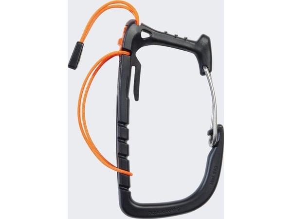 Petzl Caritool Evo, Isklatring, Sideutløsende spenne, Sort, Oransje, Alle kjønn