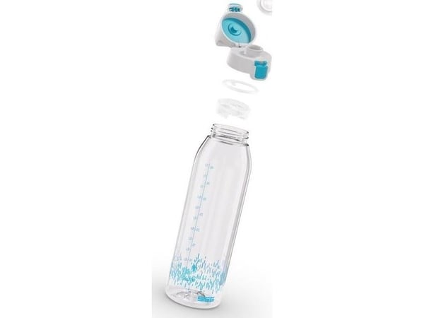 SIGG Total Clear ONE MyPlanet, 1500 ml, Idretter, Akva, Plast, Voksen, Mann/kvinne