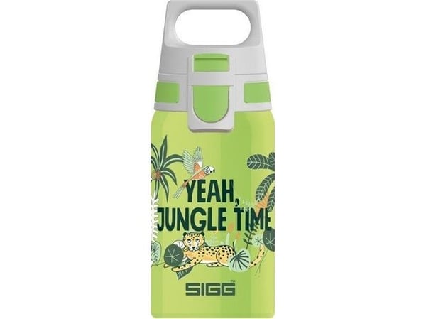 SIGG Shield One Jungle, 500 ml, Päivittäinen käyttö, Vihreä, Ruostumaton teräs, Lapsi, Kuva
