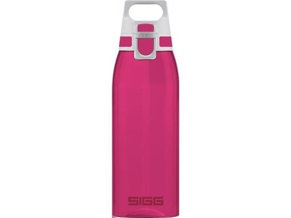 SIGG Total Color Berry, 1000 ml, Daglig bruk, Fitness, Idretter, Rosa, Hvit, Tritan, Voksen, Monokromatisk