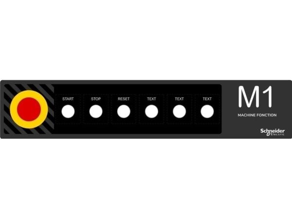 Schneider Electric ZBYLEG501001, Muovi, Harmony XB4Harmony XB5Harmony XB6Harmony 9001K, 30 g, 235 g, 430 mm, 530 mm