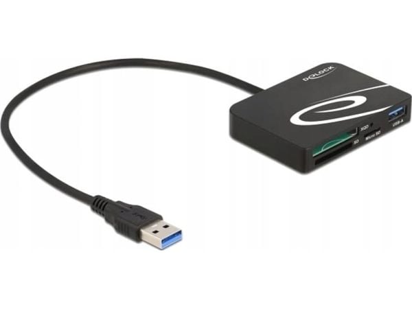 Delock - Kortleser (SD, microSD, XQD 2.0) - USB 3.2 Gen 1