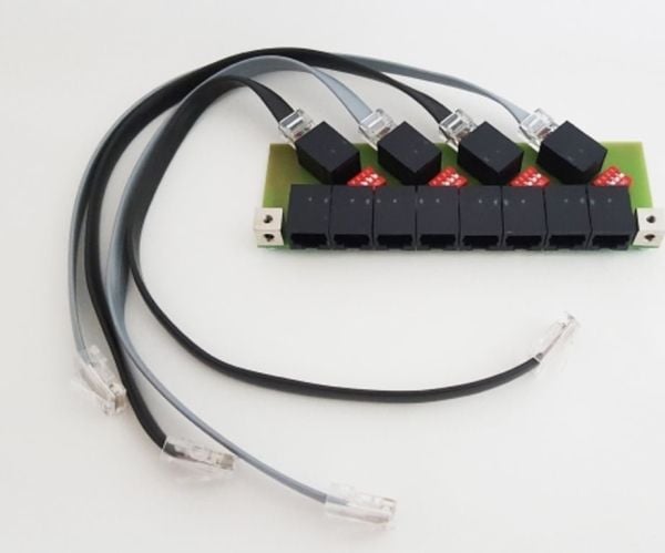 Wantec AW4000, Svart, Grønn, RJ-45