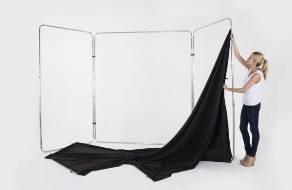 Lastolite LL LB7621, Gjuten aluminium, Svart, Gjuten aluminium, Tyg, Textil, Monokromatiskt, Panorama, LL LB7625, CE