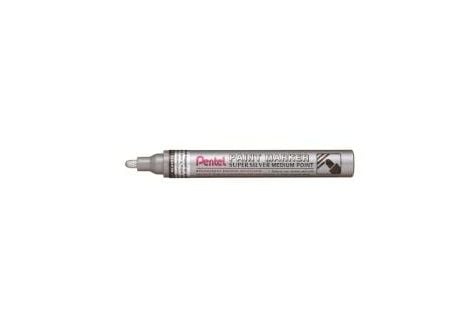 Pentel Marker olejowy Pentel MMP10 srebrny, SREBRNY