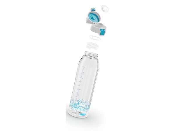 SIGG Total Clear ONE MyPlanet, 1500 ml, Idretter, Akva, Plast, Voksen, Mann/kvinne