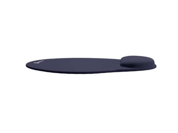 NATEC MARMOT, Mørkeblå, Monokromatisk, Stoff, Gel, Gummi, Håndleddshvilepute, Antiskliunderlag