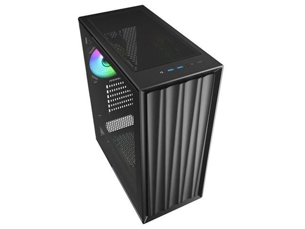 Sharkoon VK3 RGB - Tower - ATX - sidepanel med vindu (herdet glass) - ingen strømforsyning - USB/lyd