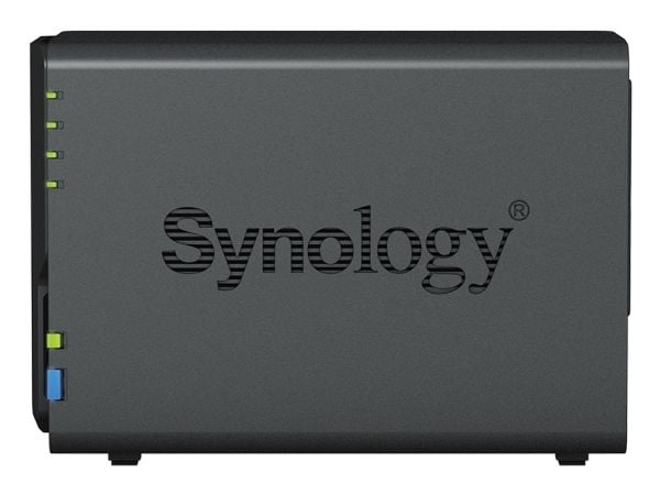 Synology DiskStation DS223 2-spors NAS-server tomt kabinett + 16TB WD Red SATA 3,5"" HDD-harddisker (2x 8TB)