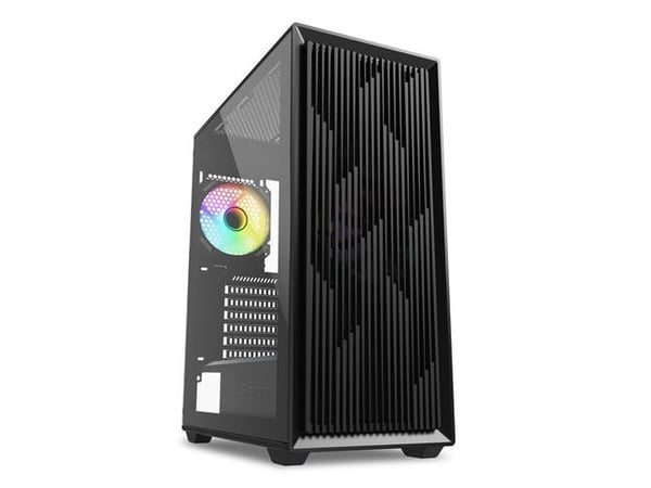 Sharkoon VK2 RGB - Tower - ATX - sidepanel med vindu (herdet glass) - ingen strømforsyning - USB/lyd