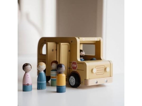 Little Dutch LD8023, School Bus with Figures, 1,5 år