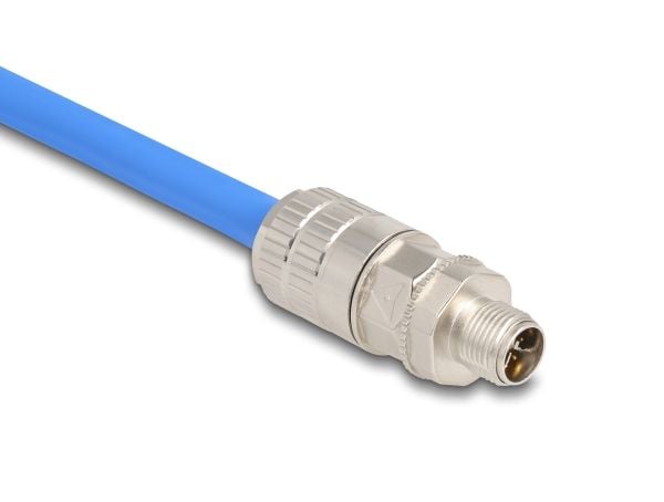 Delock - Nettverkkontakt - 8 pin M12-X (hann) - CAT 6a - IEEE 802.3an