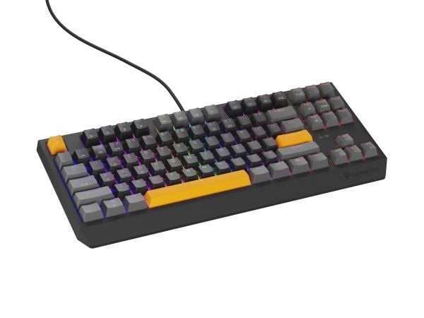 Genesis GAMER KEYBOARD GENESIS THOR 230 TKL ANCHOR GRAY POSITIVE US RGB MECHANICAL OUTEMU RED