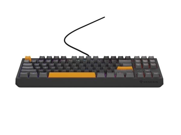 Genesis GAMER KEYBOARD GENESIS THOR 230 TKL ANCHOR GRAY POSITIVE US RGB MECHANICAL OUTEMU RED