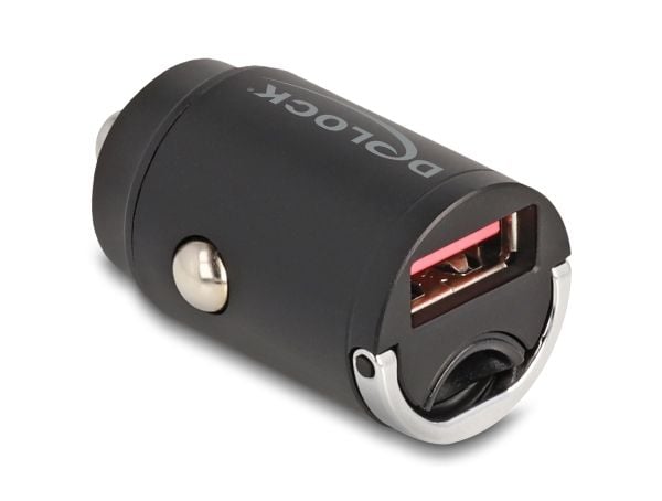 Delockin mini autolataussovitin USB-tyyppi-A 18 W:lla