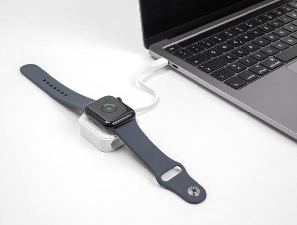 Delock USB Type-C -latausalusta Apple Watchille valkoinen magneettinen