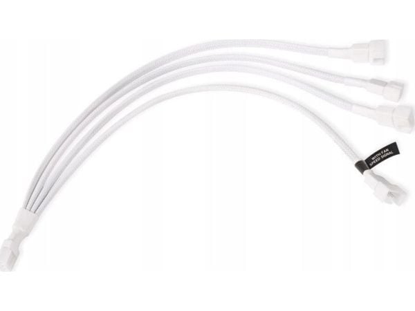 Alphacool 18729, RBG-splitterkabel, Plast, Hvit, 4-pin, 300 mm