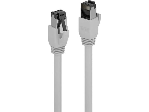 Lindy 47441, 0,5 m, Cat8.1, S/FTP (S-STP), RJ-45, RJ-45, Grå