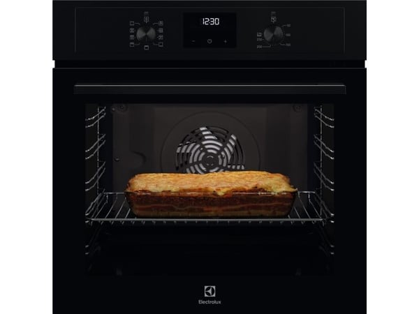 Electrolux svart innebygd stekeovn EOF3C50H