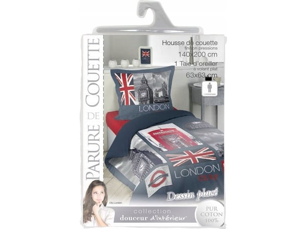 Douceur d`Interieur sengesett til barn COUNT print, 140 x 200 cm