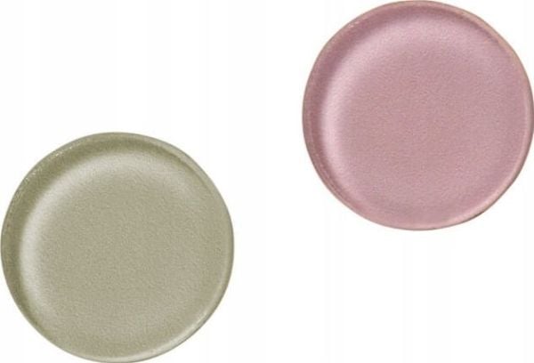 Super Stærke Magneter, Runde, Mix beige/ rose acrylic 2,5 x 2,8 cm - (2 stk.)